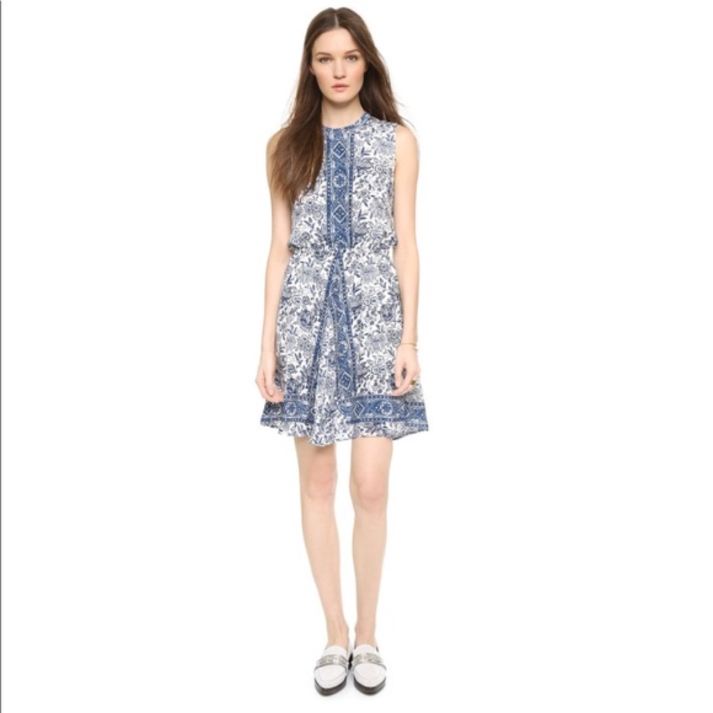 Madewell floral mini dress